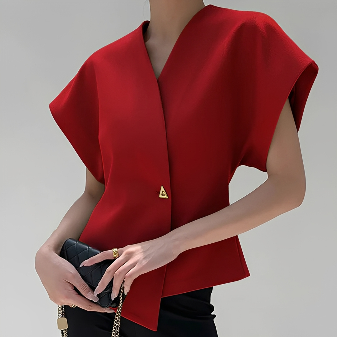 Ariella - Chic V-neck blouse