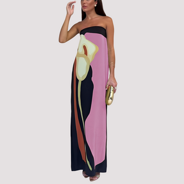 Samara - Stylish Strapless Long Dress
