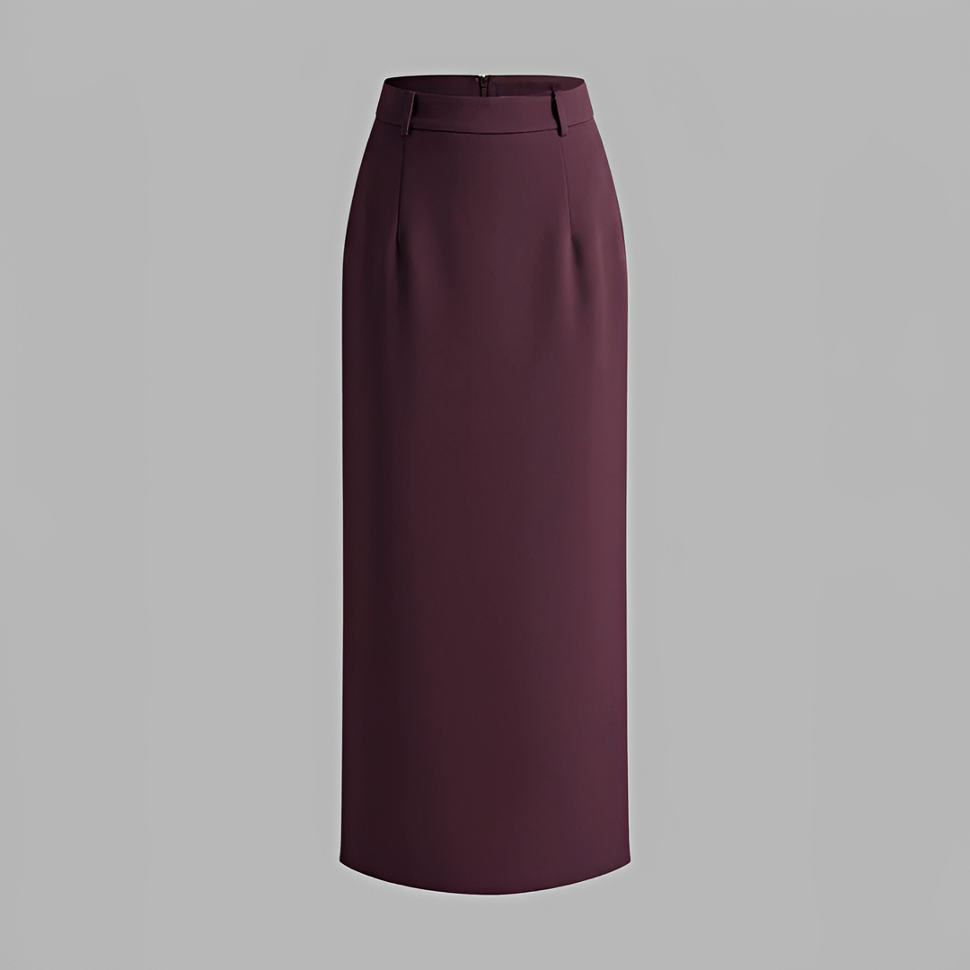 Alita - Chic long skirt with slit