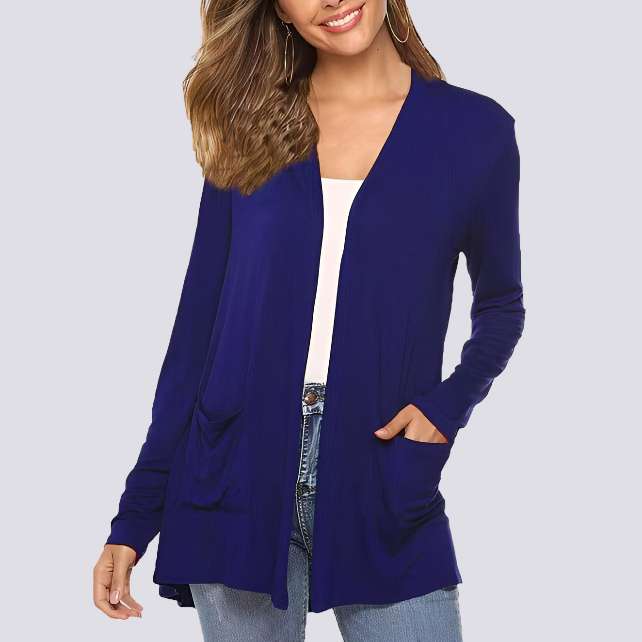 Bertha - Long-Sleeve Relaxed Cardigan