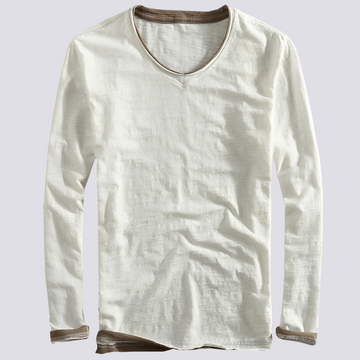 Jack - Fashionable Long-sleeved Distressed Shirt