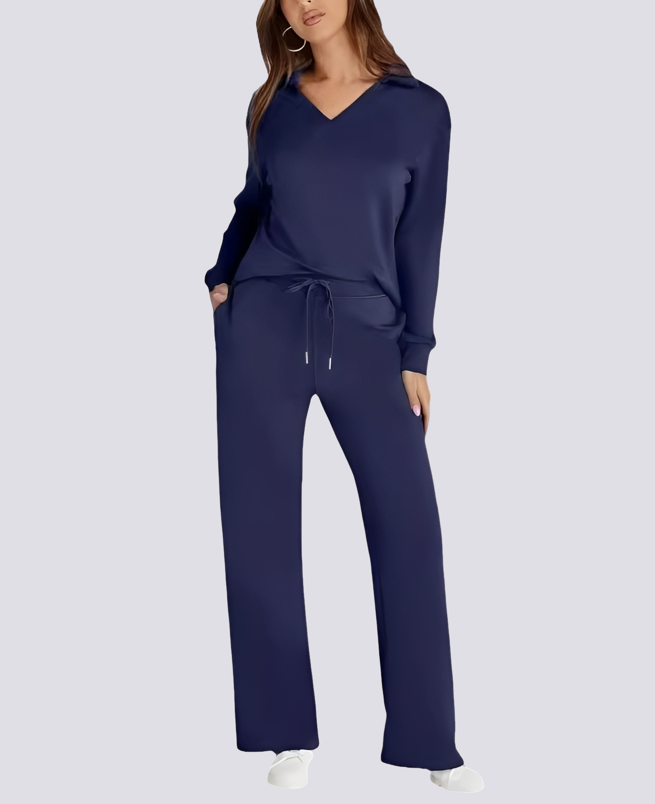 Bella - Cozy V-neck Stretch Set