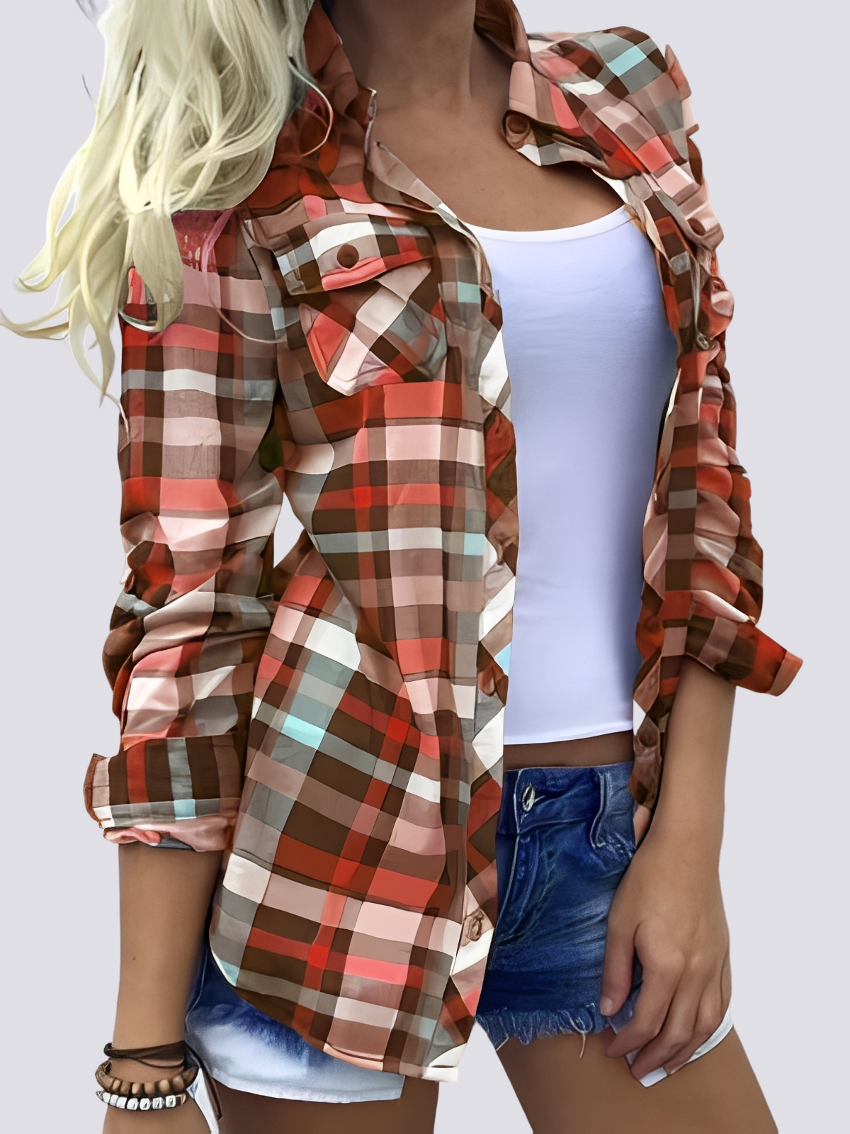 Charlotte - Bold Long-Sleeved Shirt