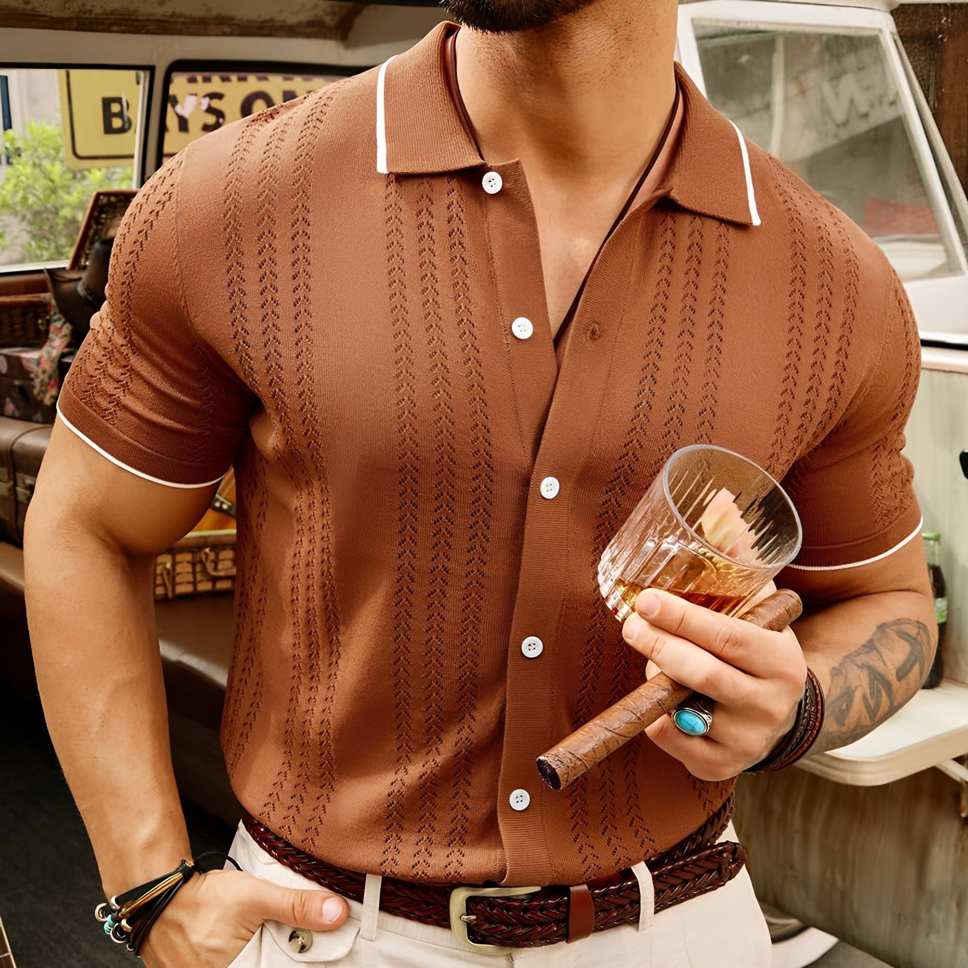 Harrell - Trendy Collar Shirt