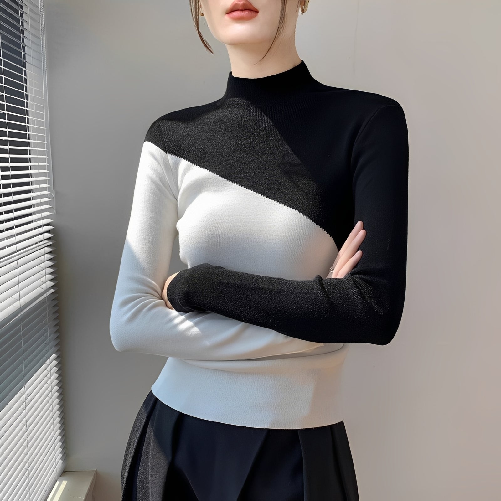 Arlette - Comfortable Long-Sleeve Top
