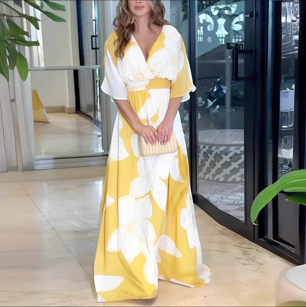 Alessia - Fashionable Loose Floral Dress