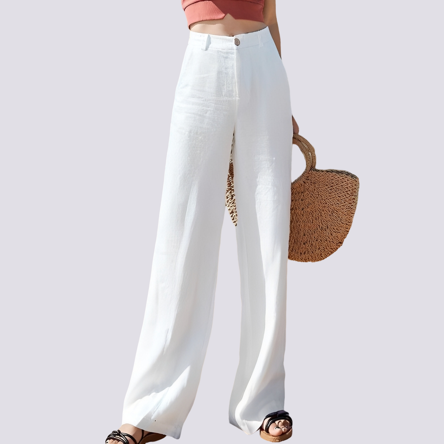 Nellie - Relaxed Fit Wide-Leg Pants