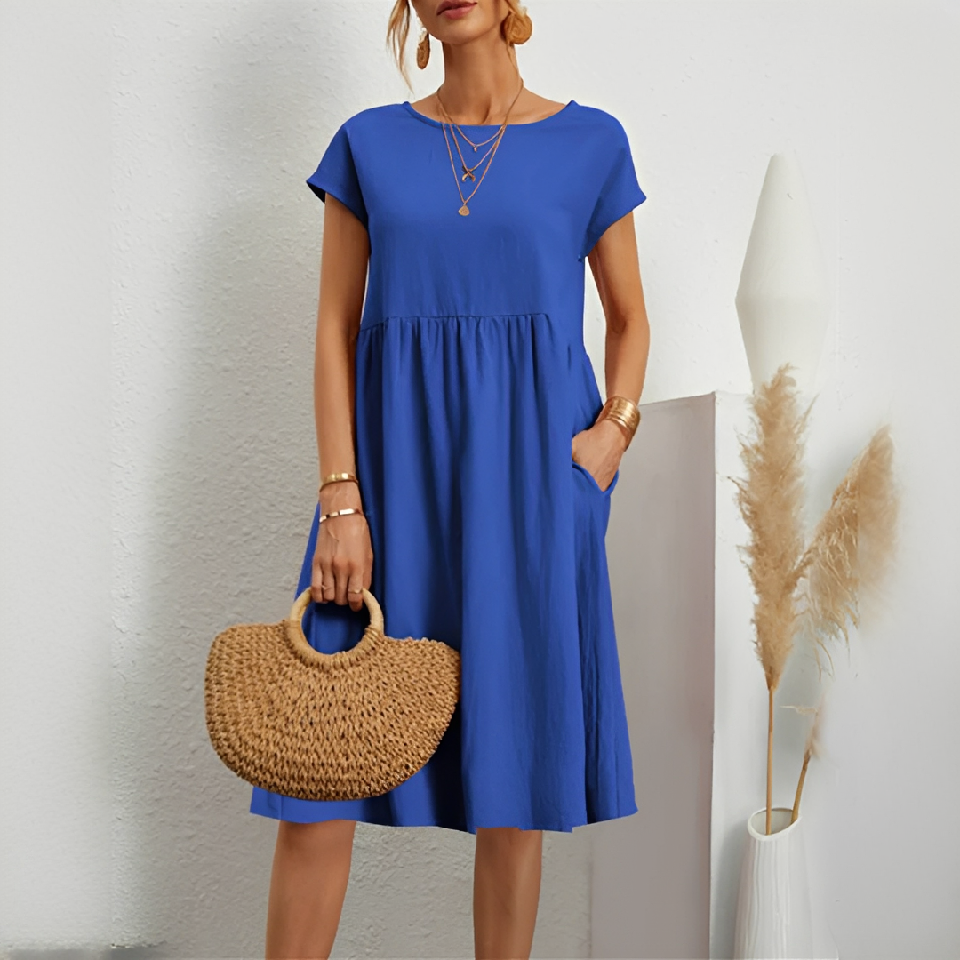 Evalyn - Stylish Mid-Length Dress