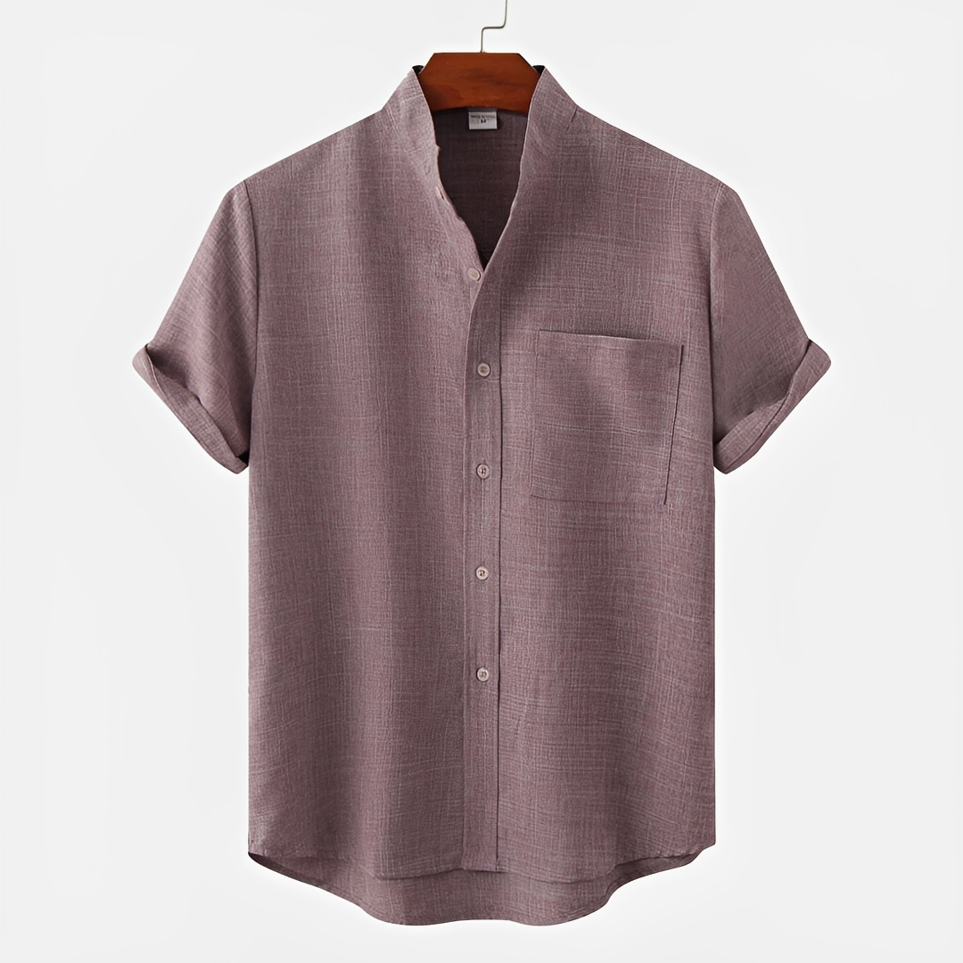 Hayden - Classic Button-Up Polo Shirt