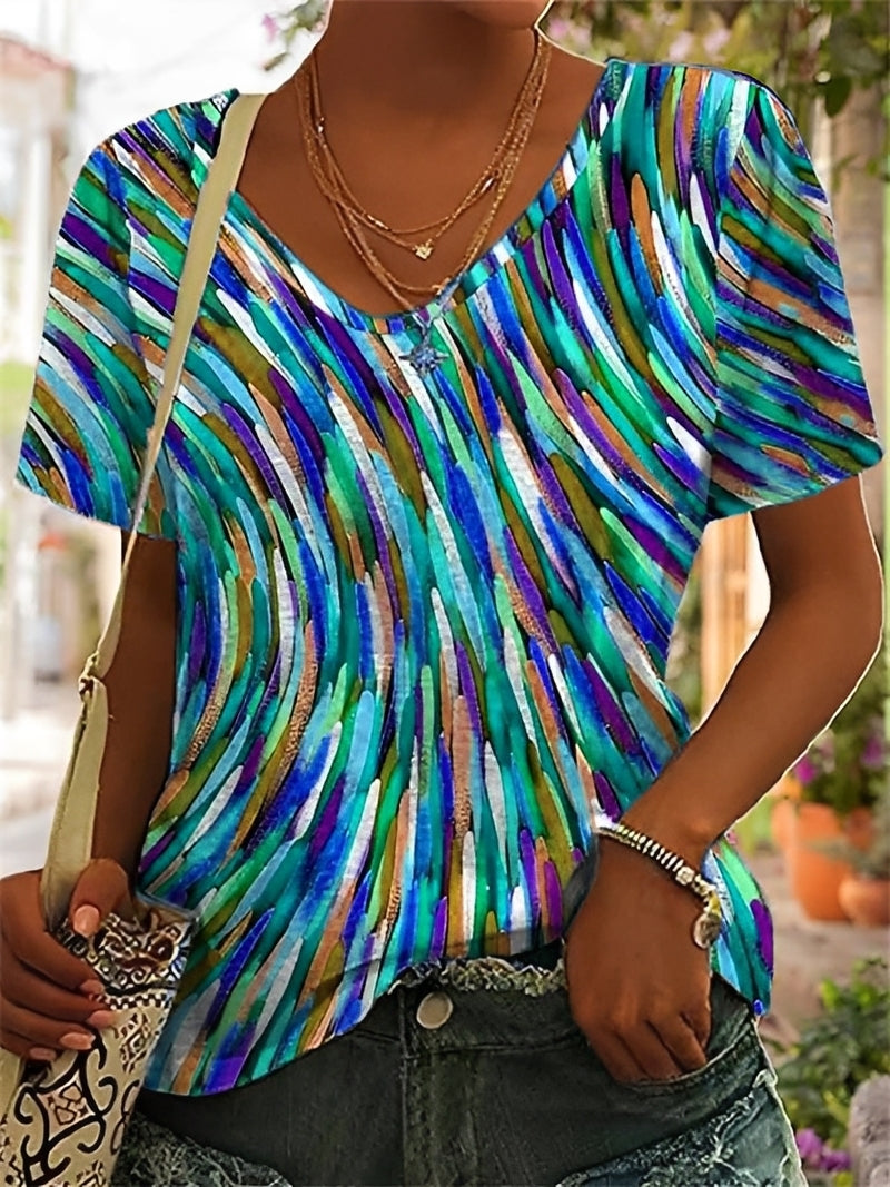 Alice - Stylish Patterned Shirt