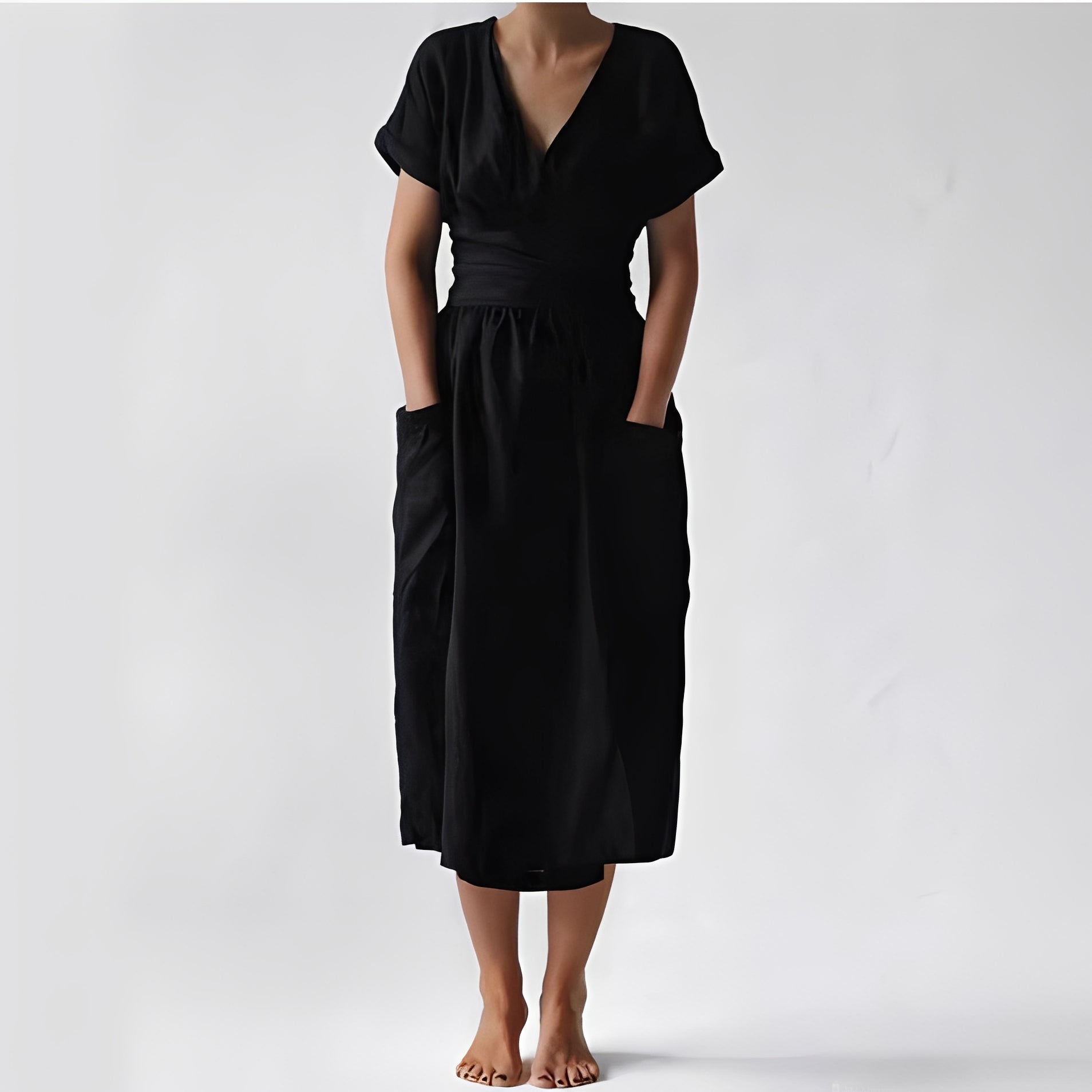 Sasha - Relaxed Pocket Wrap Dress