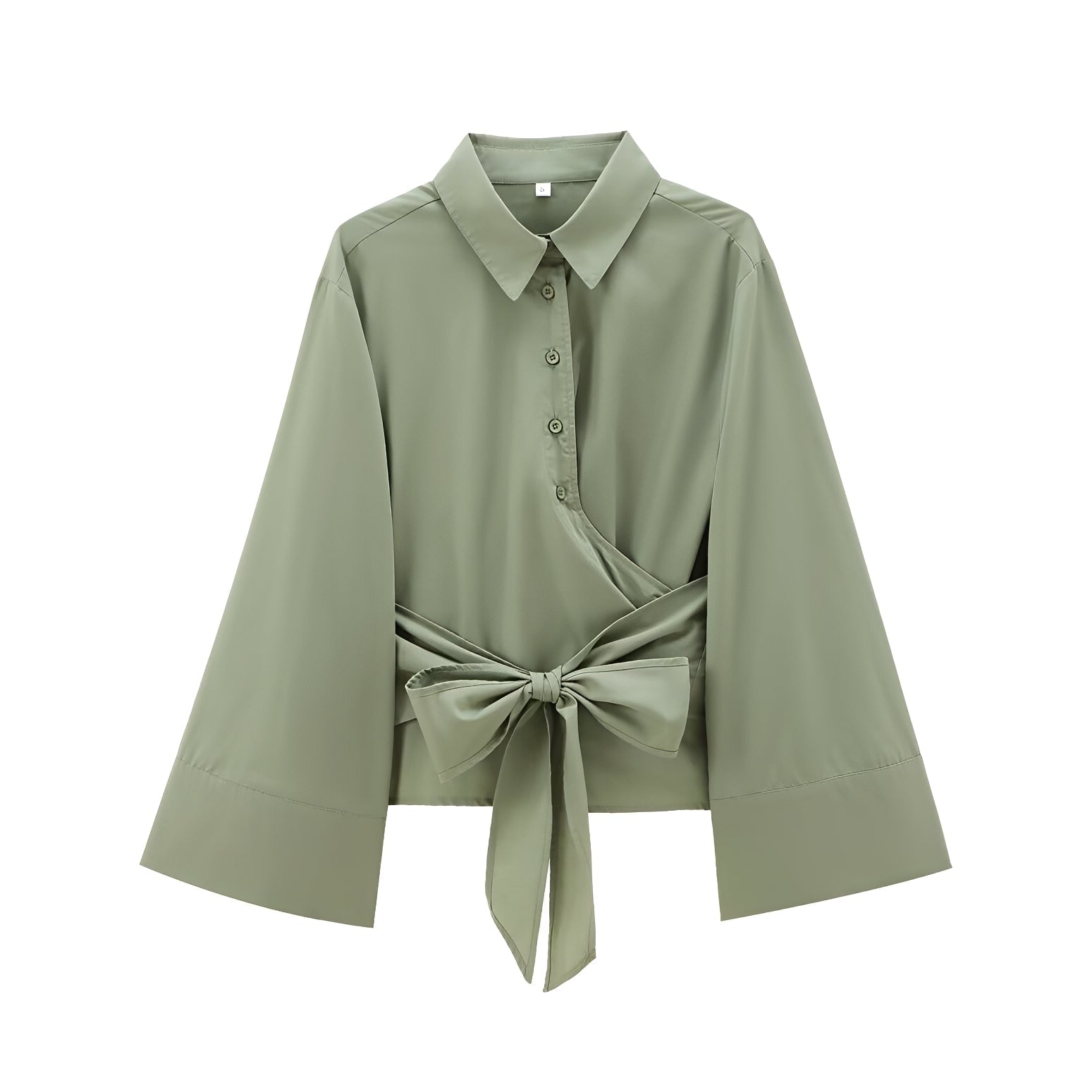 Shania - Trendy women's top with a relaxed fit and belt