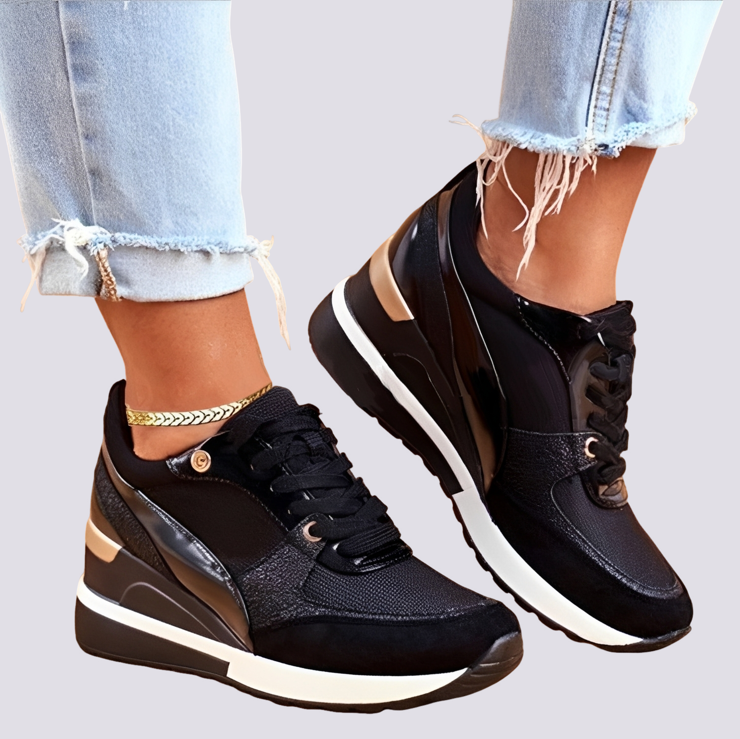 Demi - Trendy Platform Sneakers