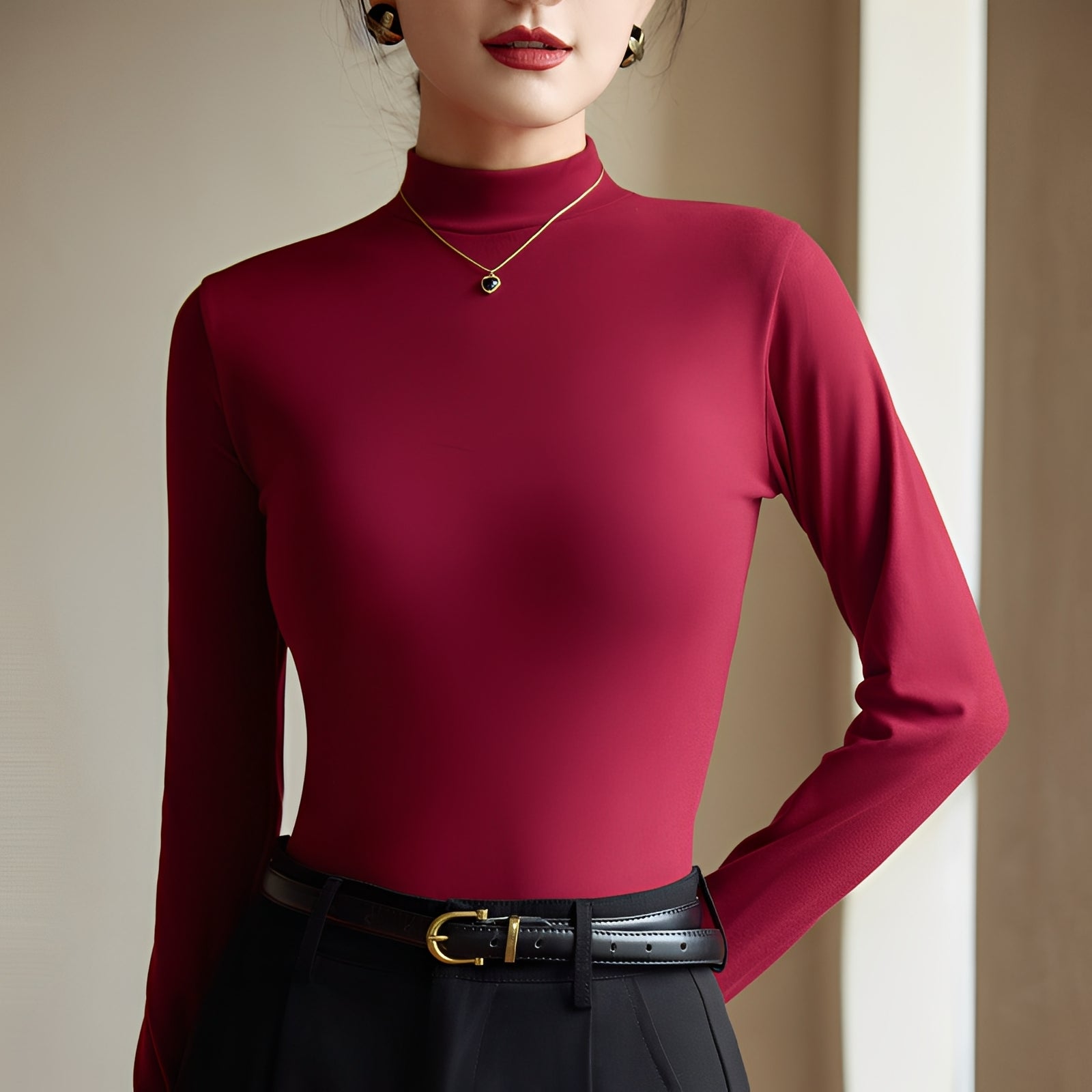 Antonette - Chic turtleneck top