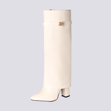 Jacqueline - Trendy Boots with Thick Heel
