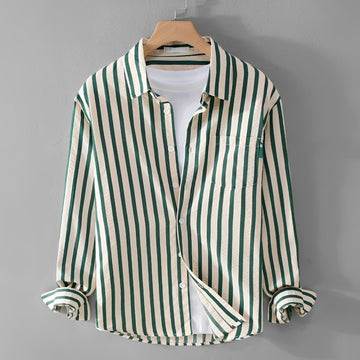 Marvin - Trendy Striped Long Sleeve Shirt