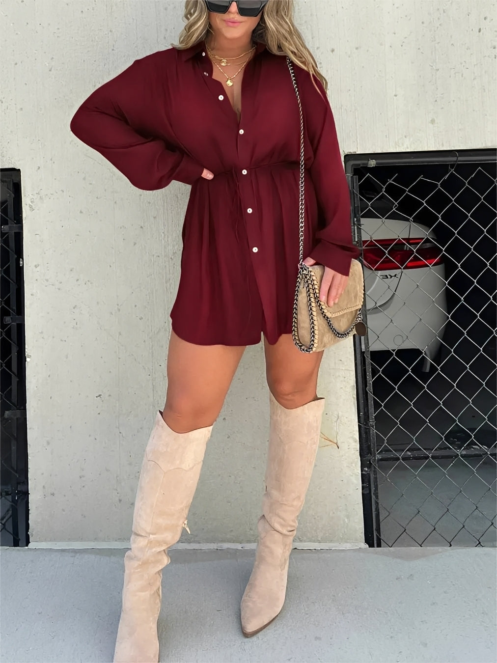 Effie - Relaxed Long Sleeve Romper
