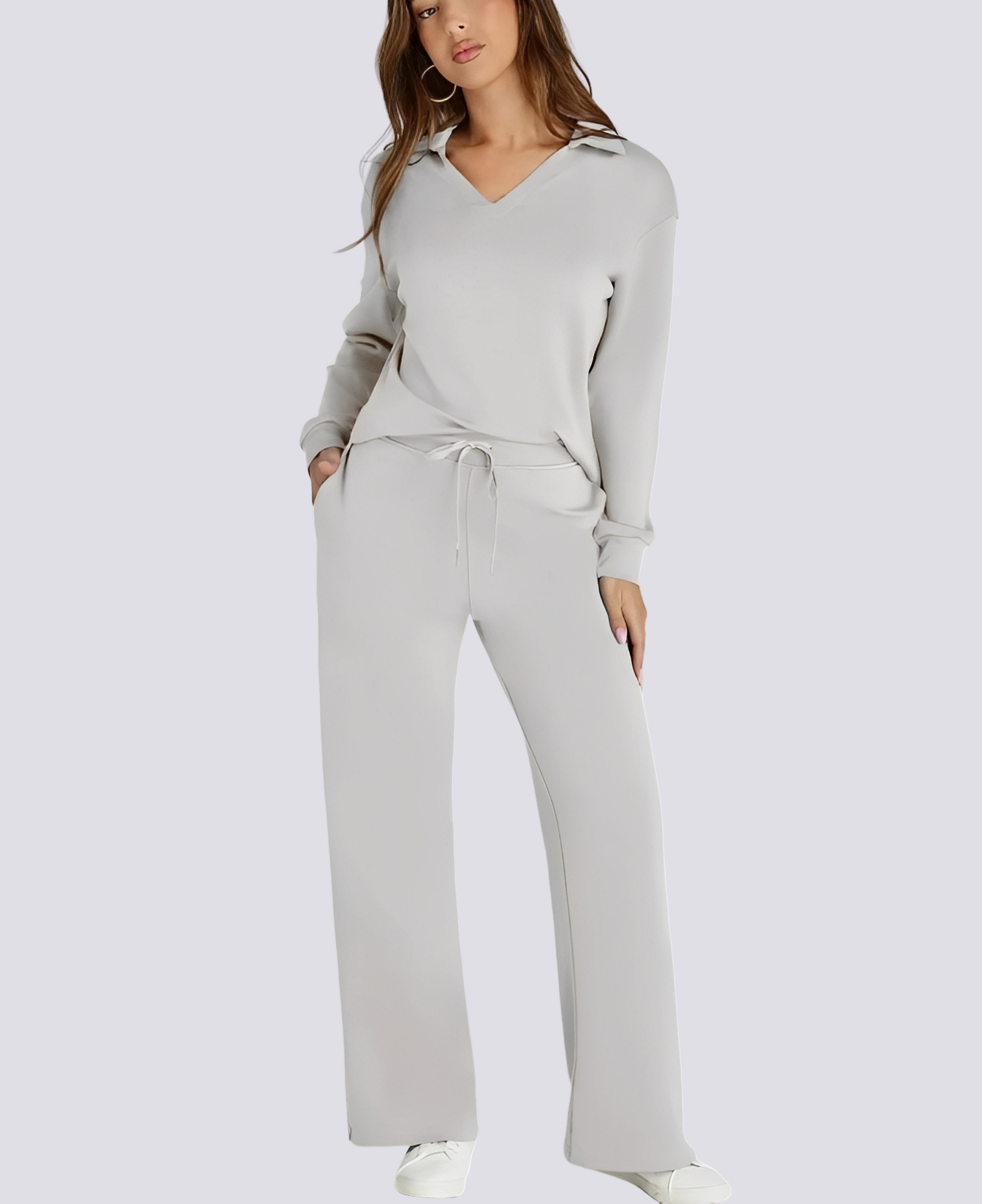 Bella - Cozy V-neck Stretch Set