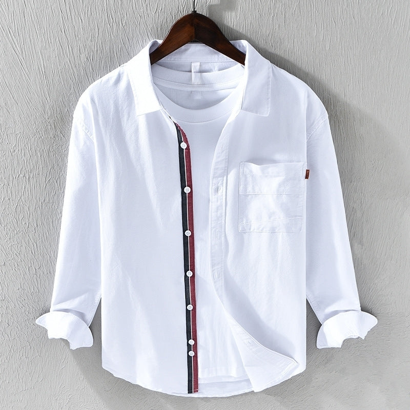 Oskar - Stylish Long-Sleeve Shirt
