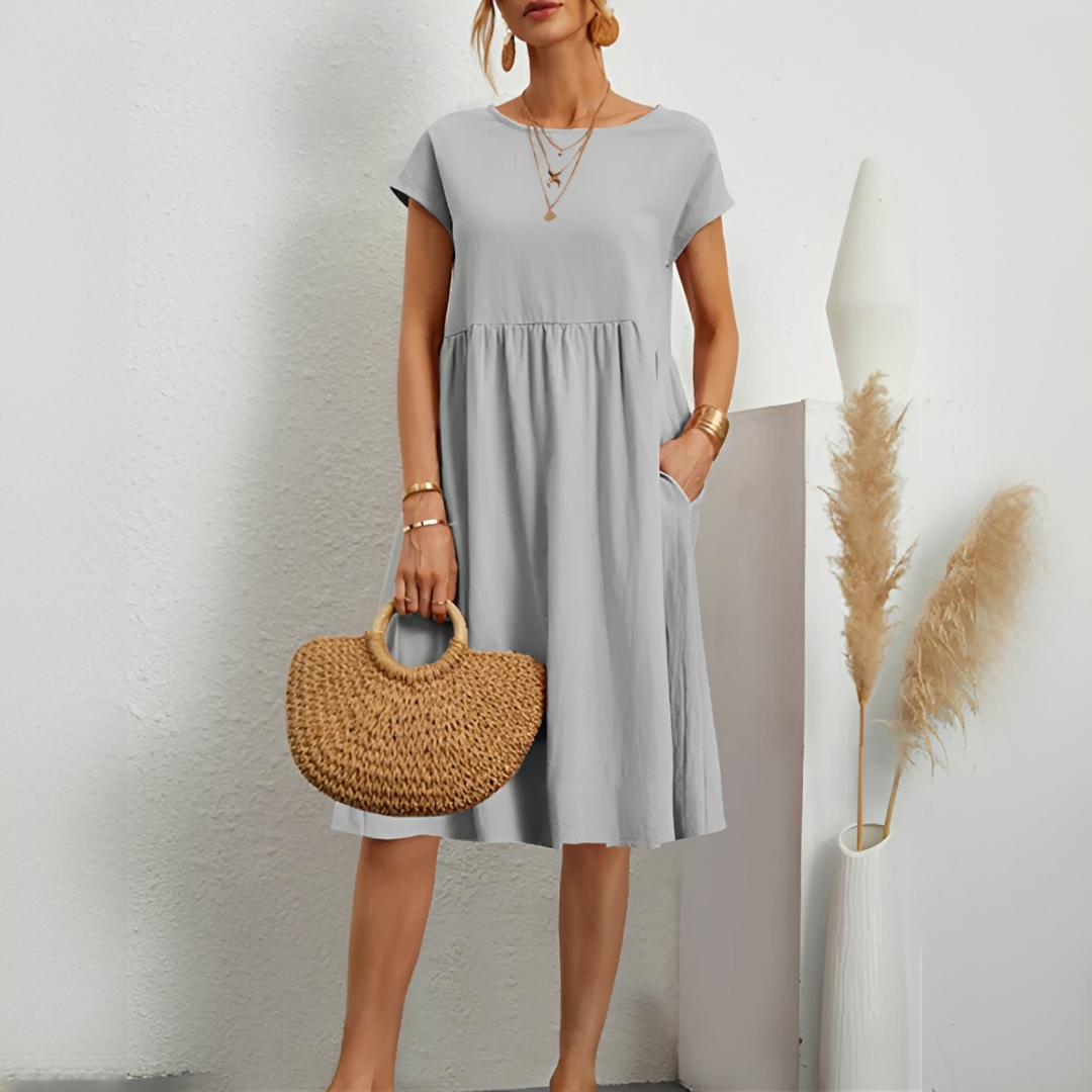 Evalyn - Stylish Mid-Length Dress
