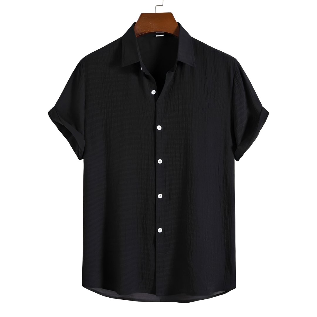 Spencer - Casual Button-Up Polo Shirt