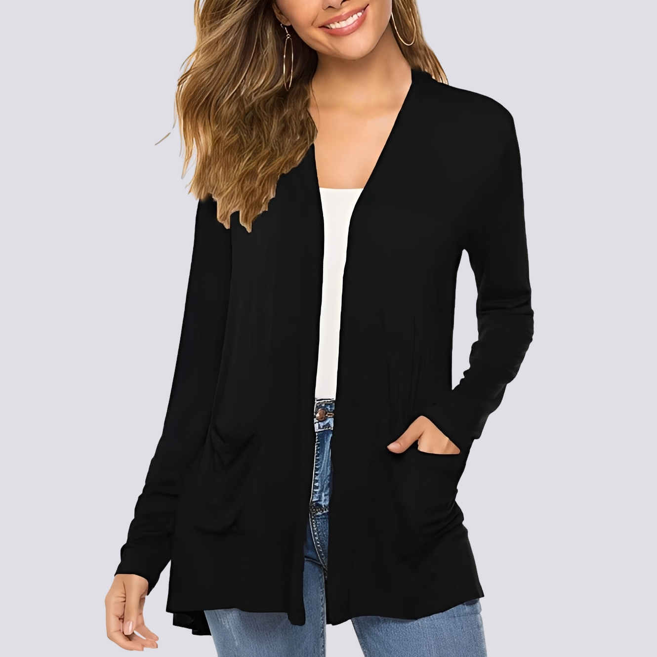 Bertha - Long-Sleeve Relaxed Cardigan