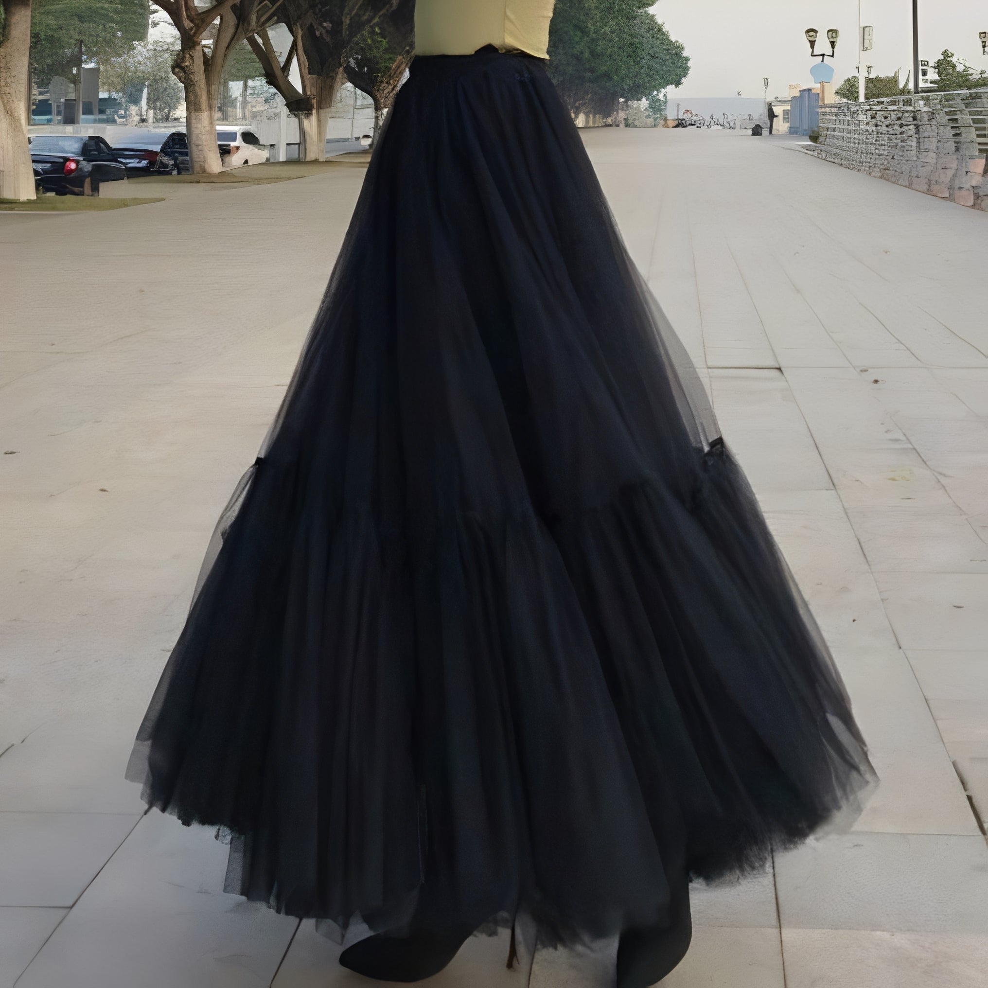 Madeline - Women’s Trendy Ruffle Skirt