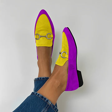 Vinnie - Fashionable Bold Pointed Loafers