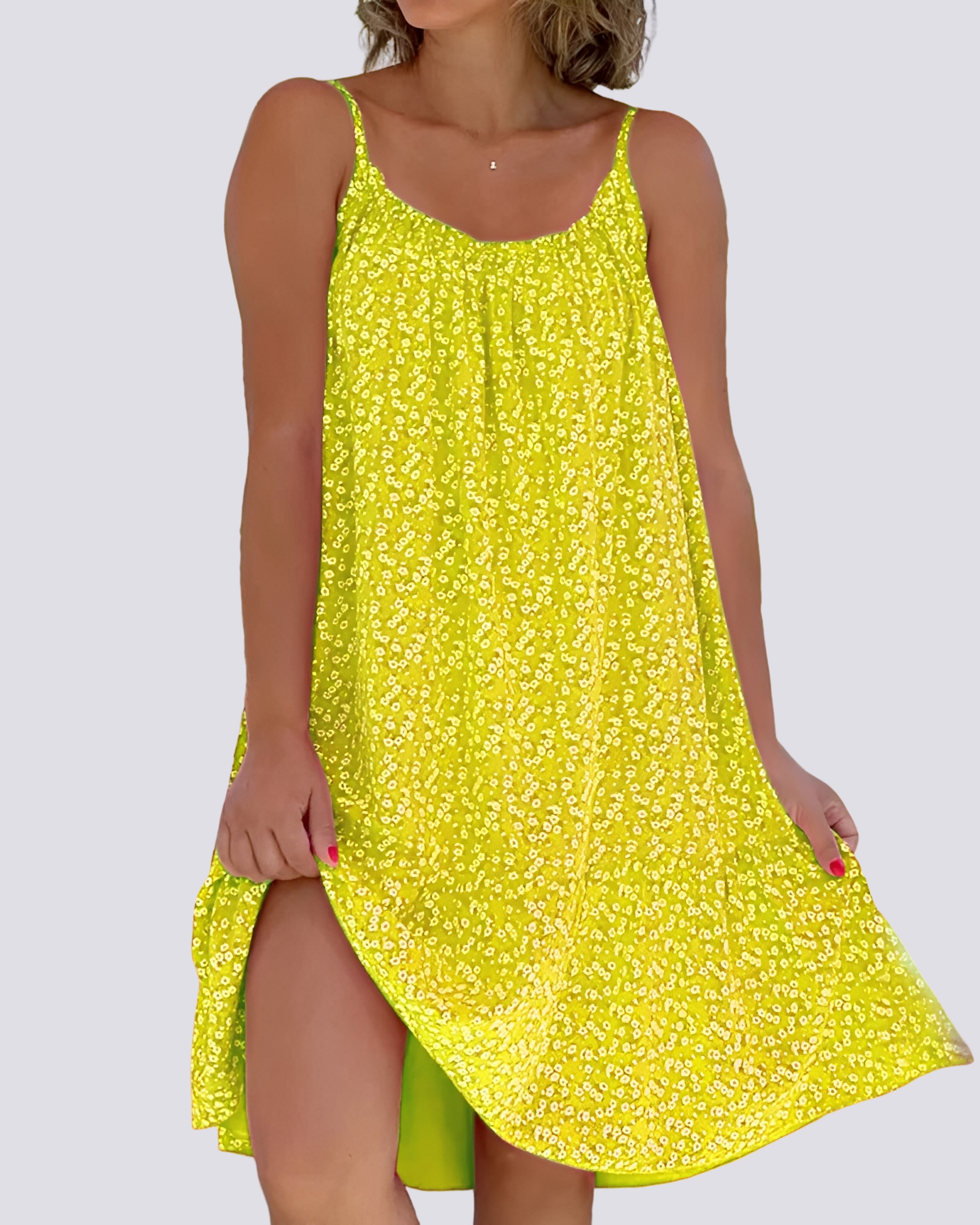 Alannah - Trendy Floral Mini Dress