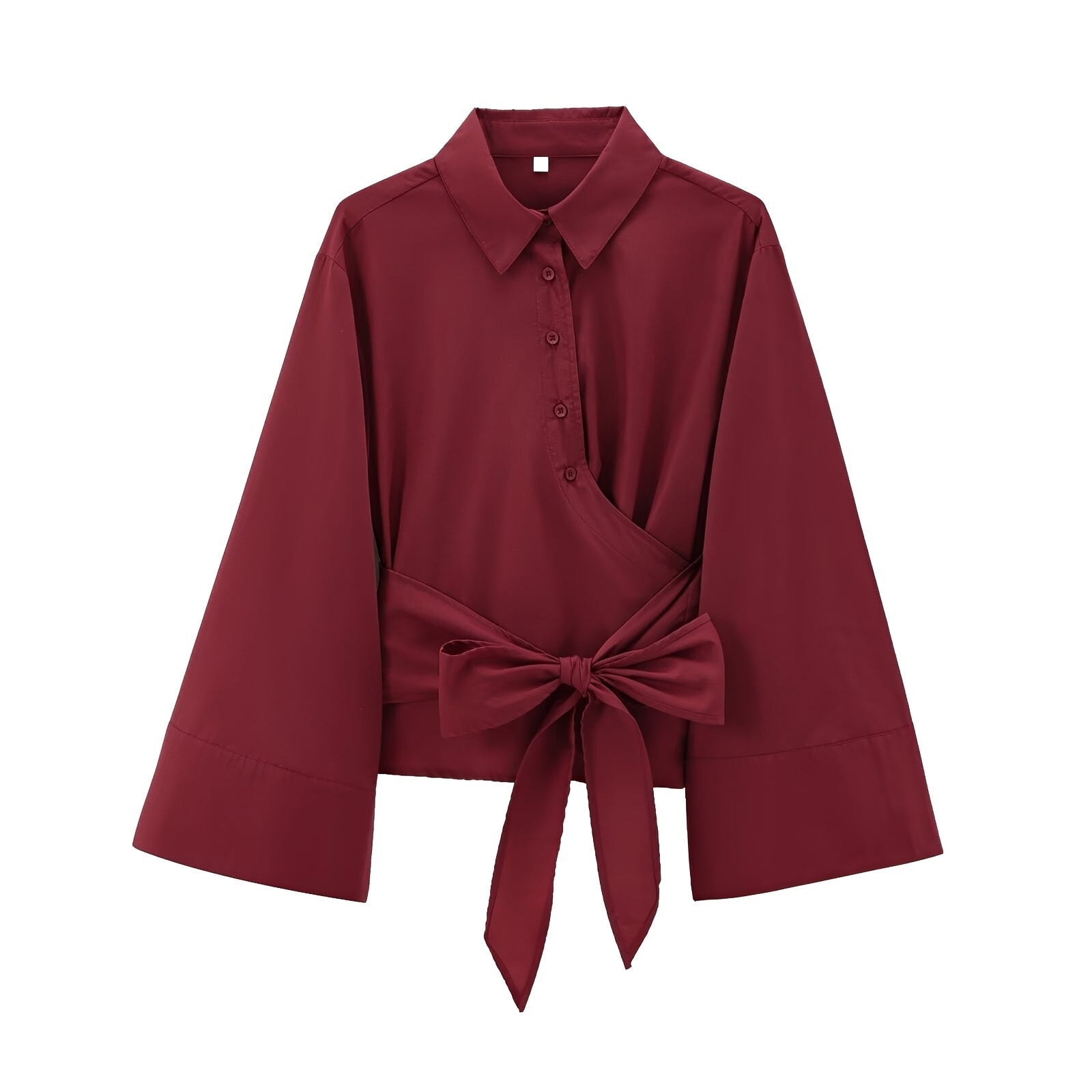 Shania - Trendy women's top with a relaxed fit and belt