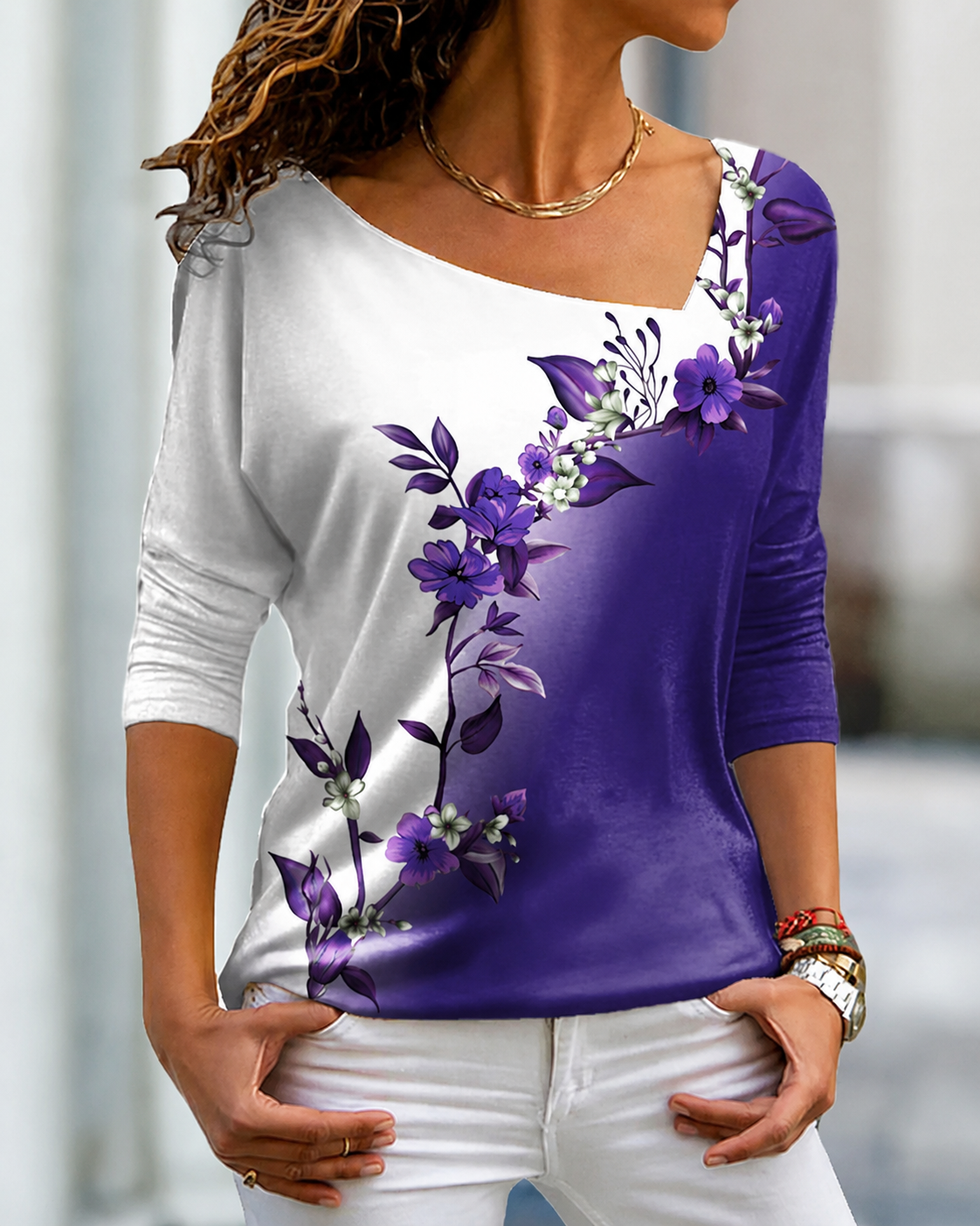 Sheylinn - Breezy Long Sleeve Shirt