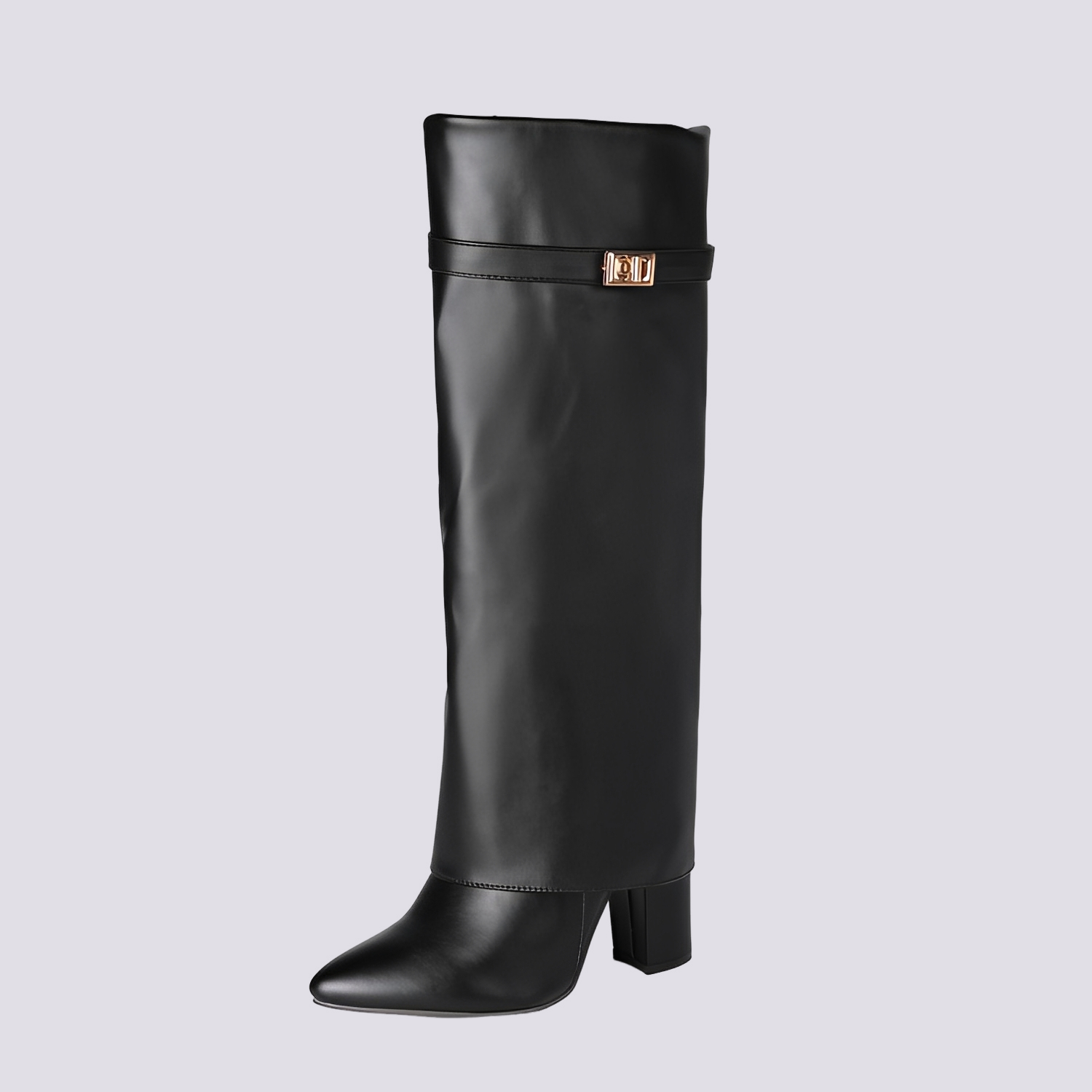 Jacqueline - Trendy Boots with Thick Heel