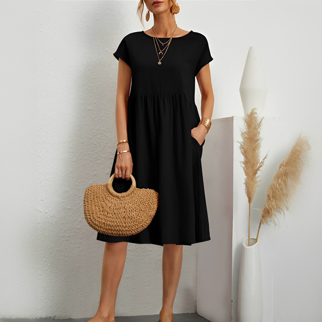 Evalyn - Stylish Mid-Length Dress