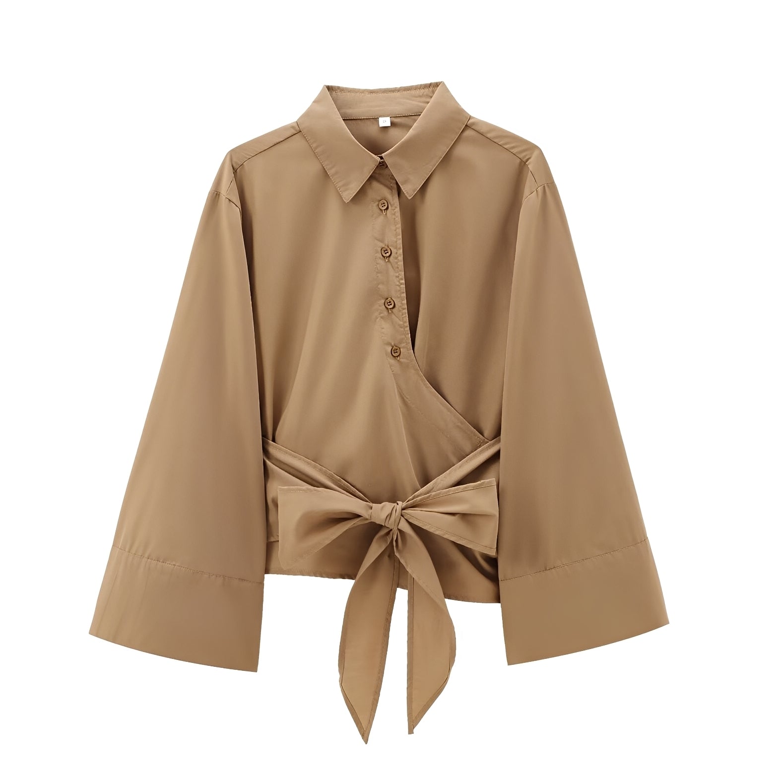 Shania - Trendy women's top with a relaxed fit and belt