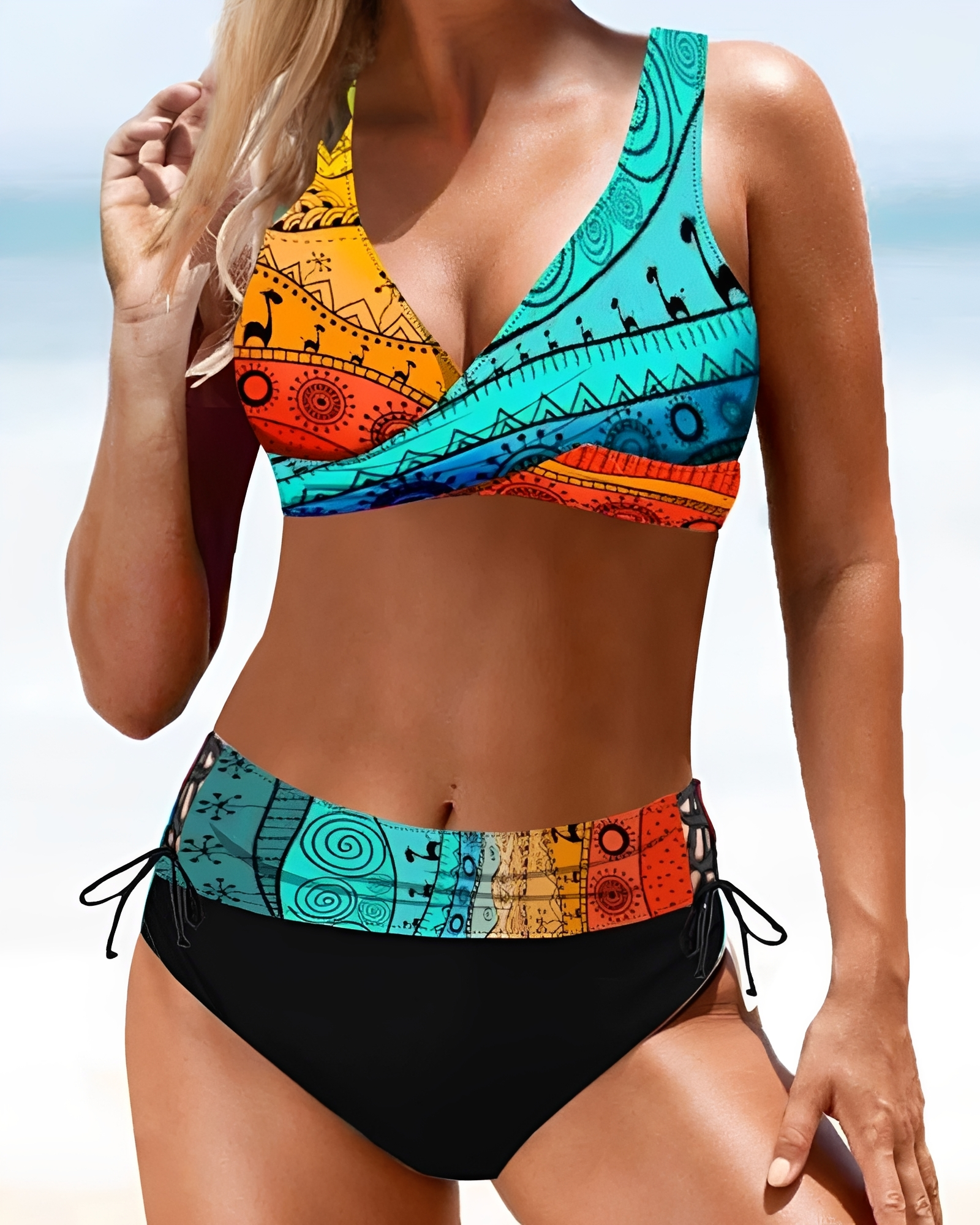 Trista - Fashionable Two Piece Swimsuit