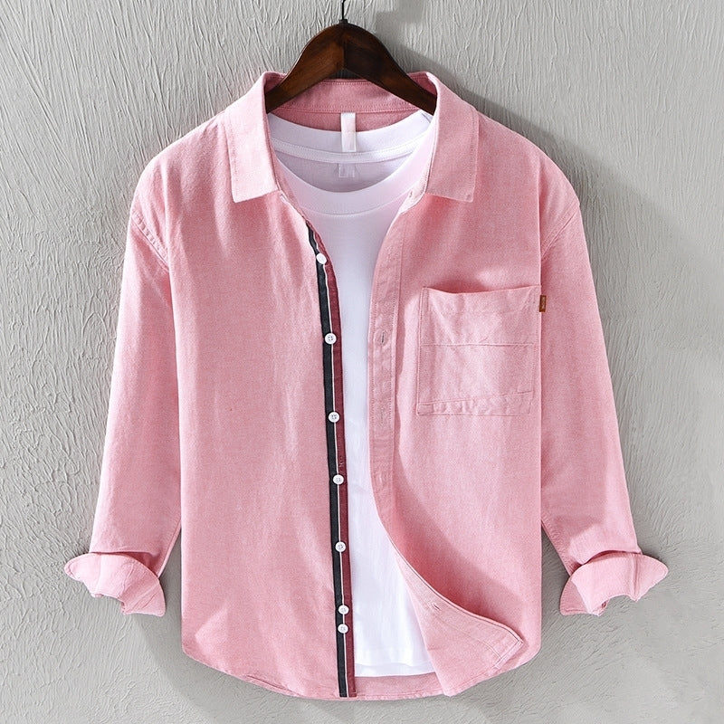 Oskar - Stylish Long-Sleeve Shirt