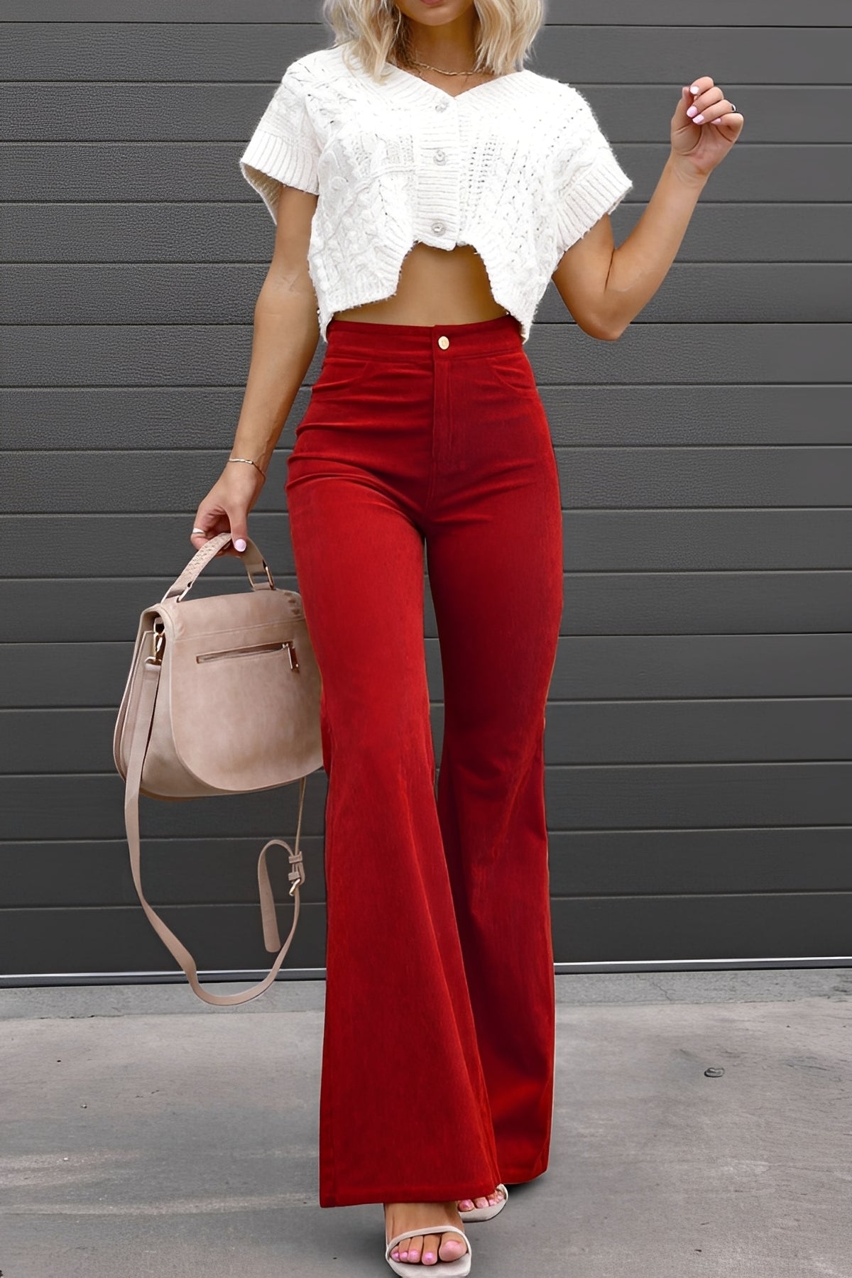 Jacqueline - Women's Trousers - Trendy and Flared