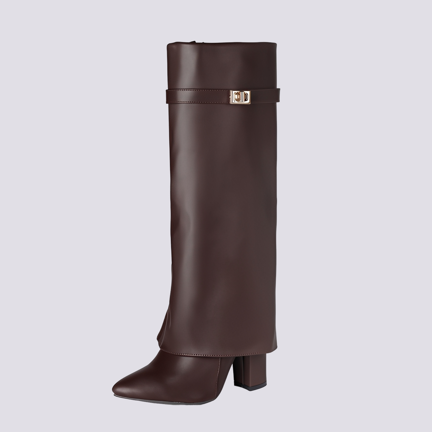 Jacqueline - Trendy Boots with Thick Heel