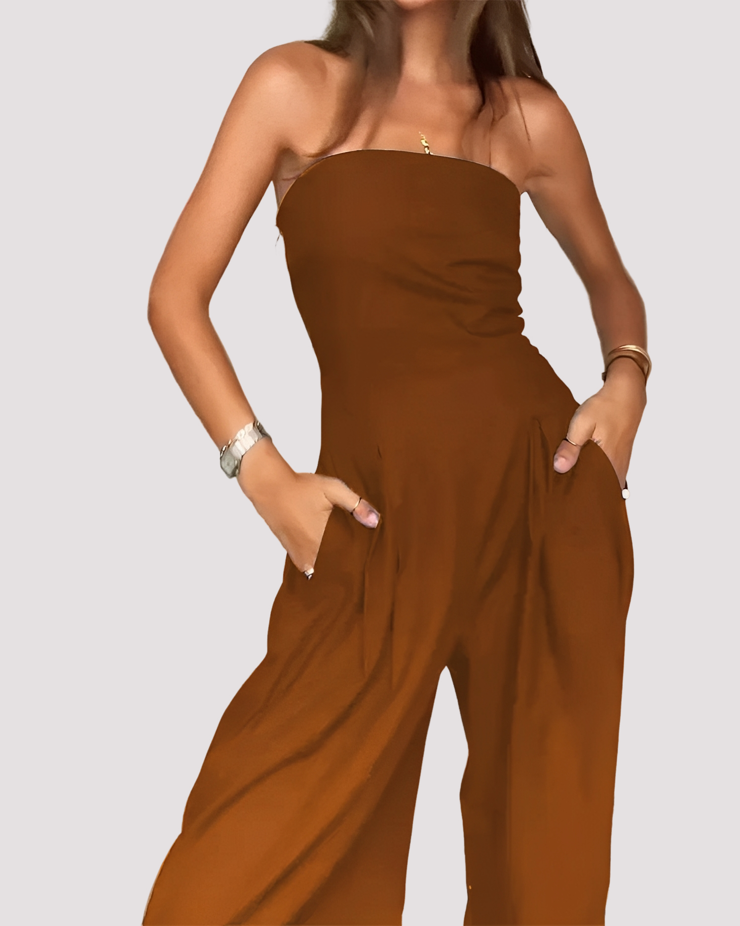Carmen - Strapless Formal Jumpsuit