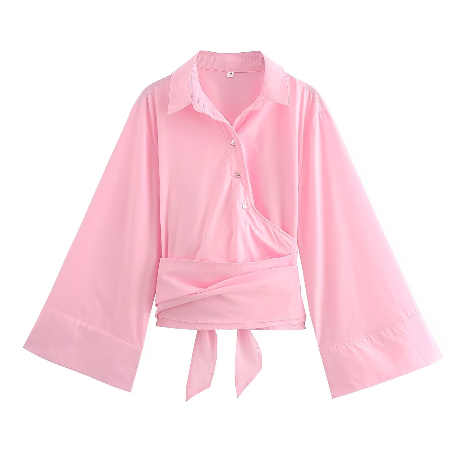 Shania - Trendy women's top with a relaxed fit and belt