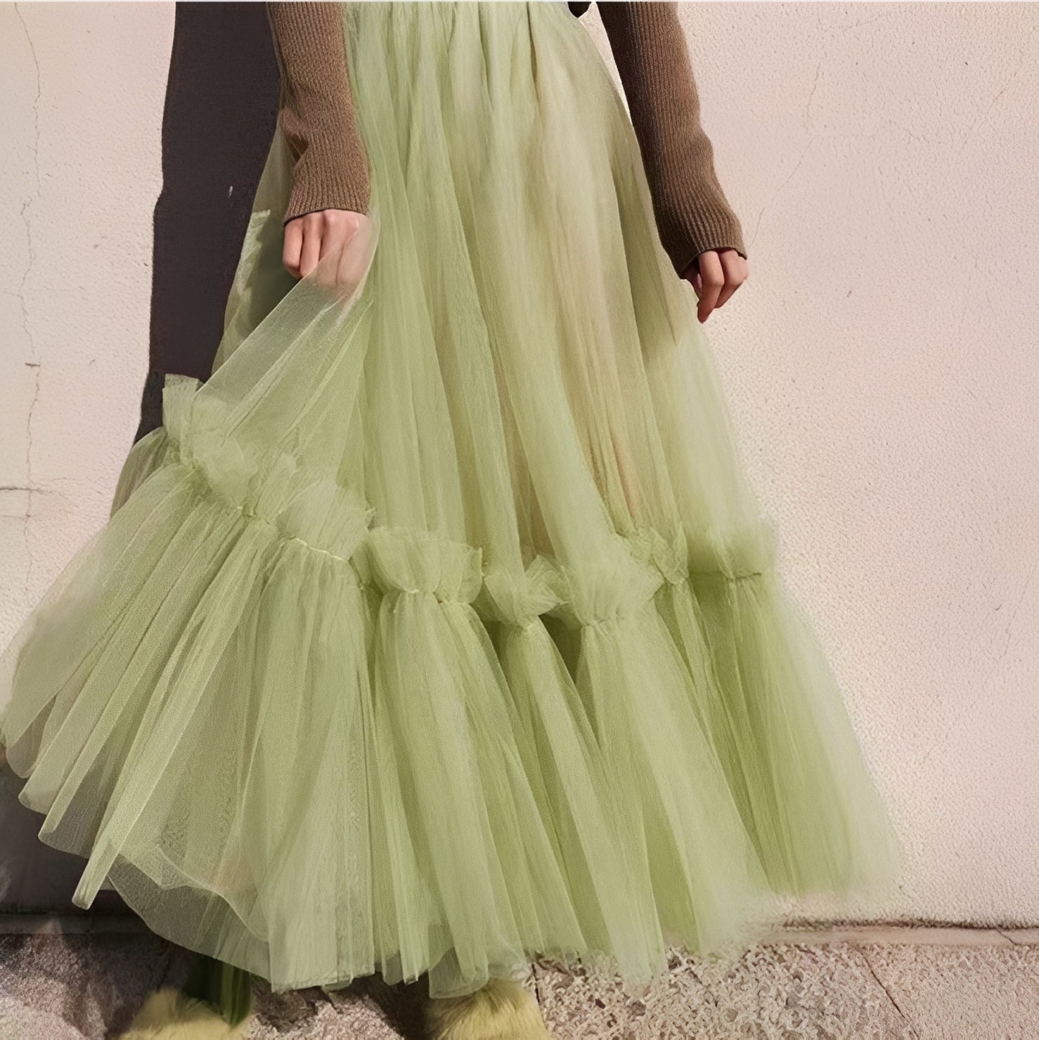 Madeline - Women’s Trendy Ruffle Skirt