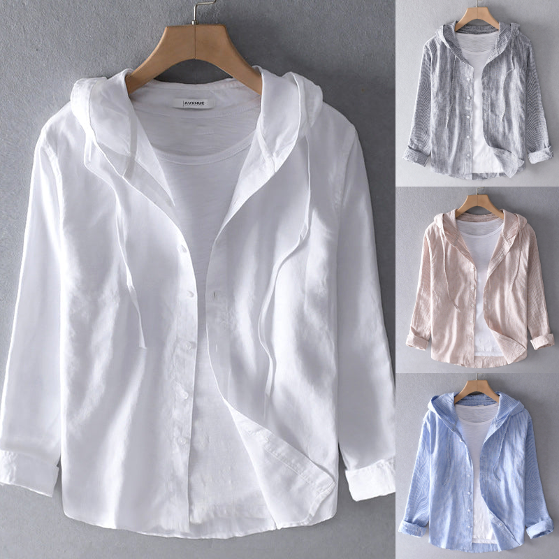 Brie – Lightweight shirt with hoodie for women