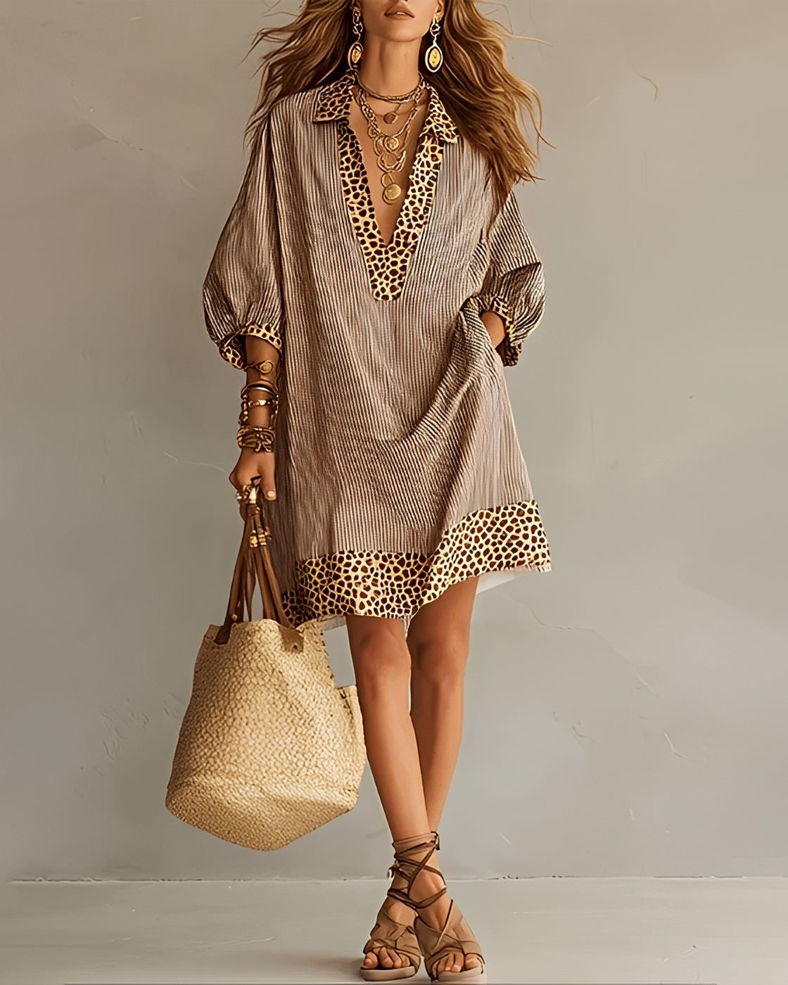 Abbie - Trendy Loose Panel Dress
