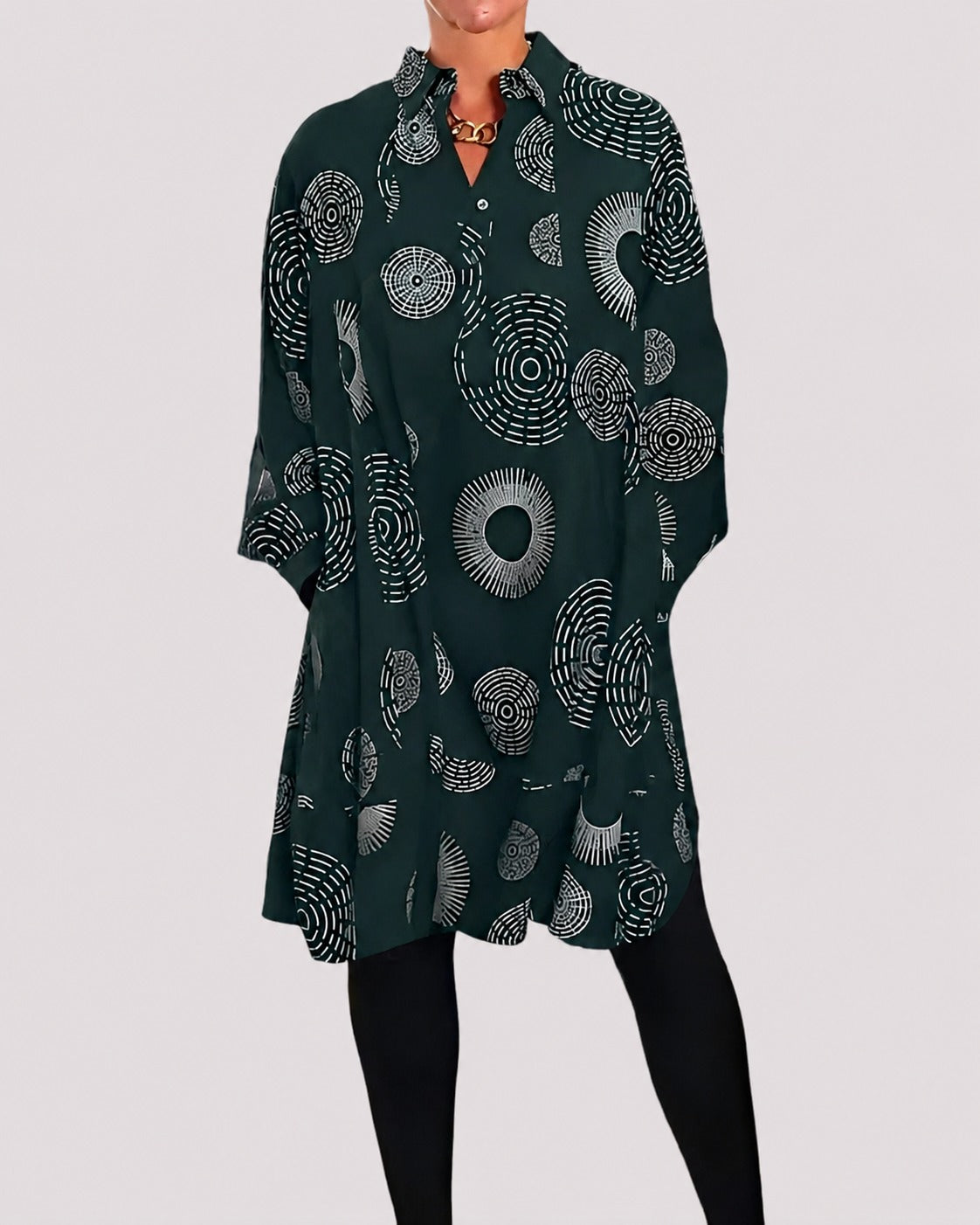 Lacie - Casual Dress with Collar