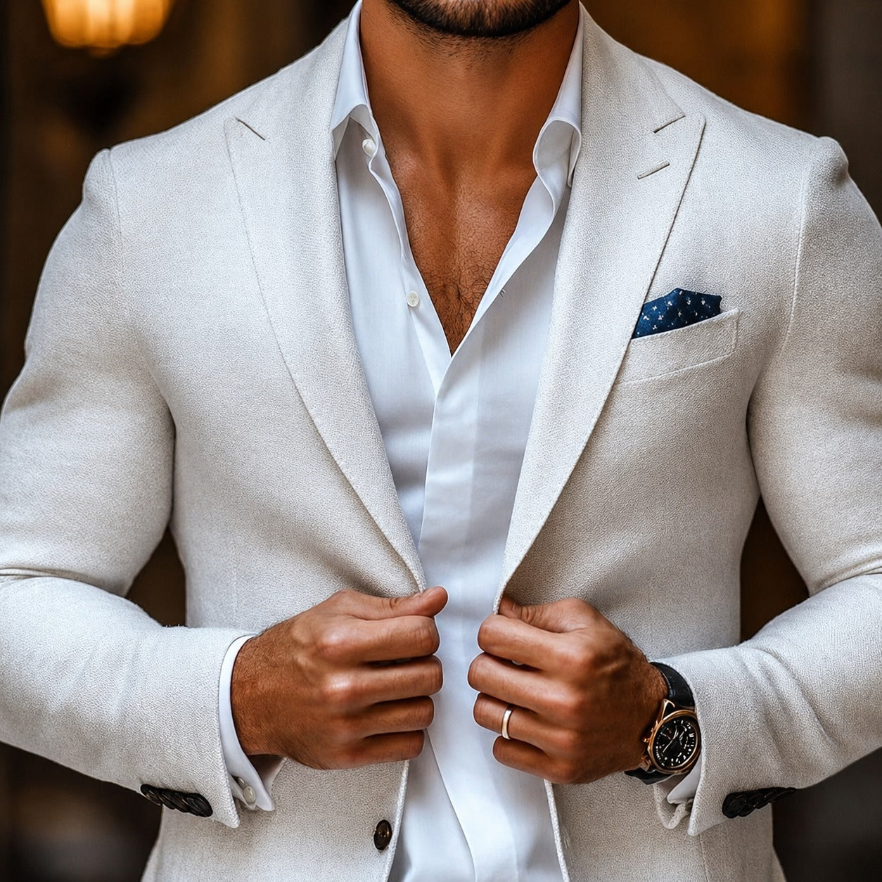 Loui - Stylish Lapel Two-Button Blazer