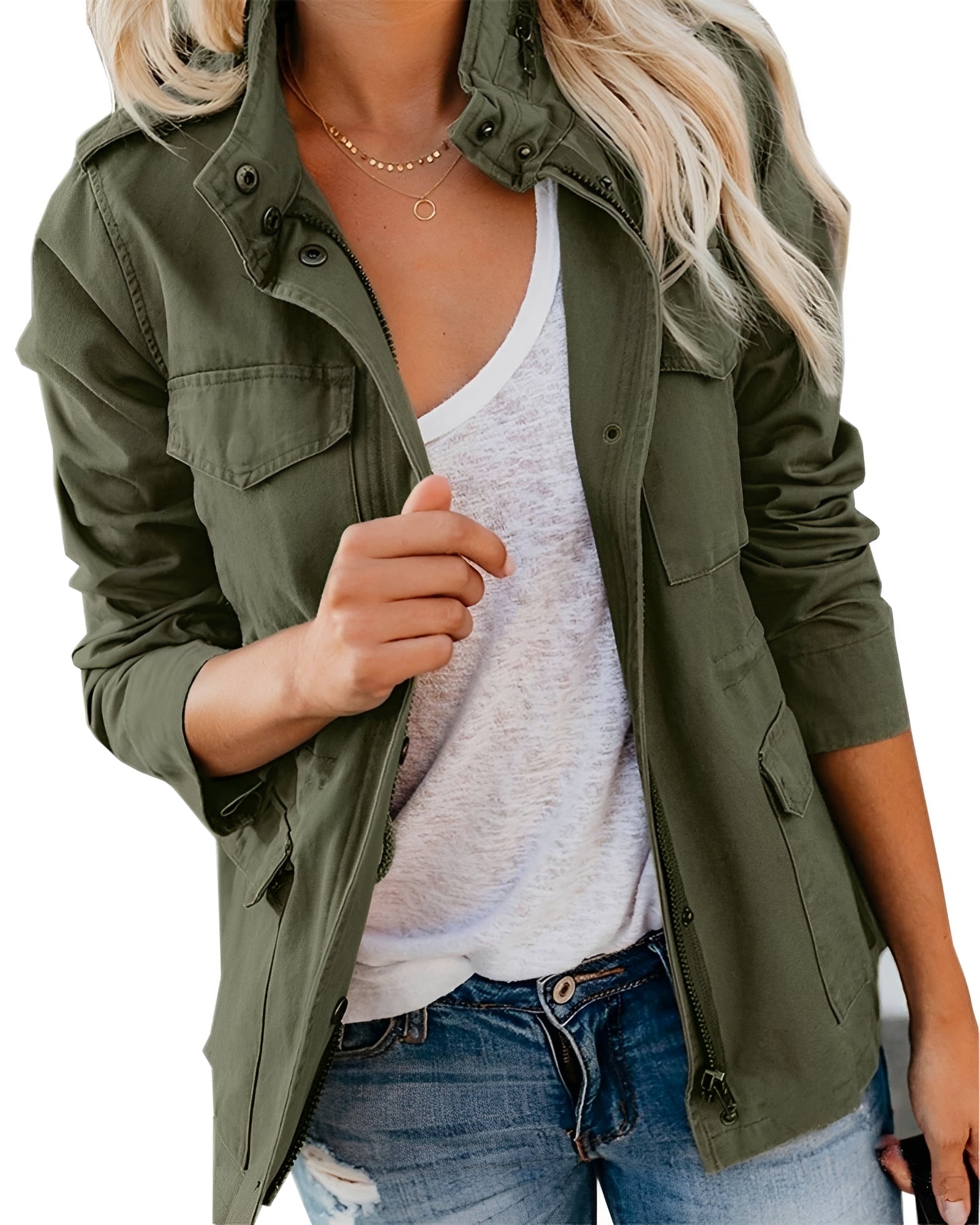 Elodie - Trendy Jacket with Pockets