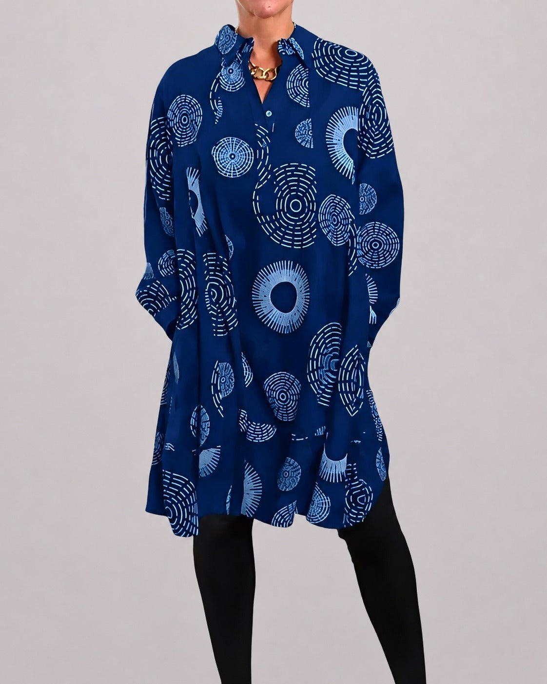 Lacie - Casual Dress with Collar