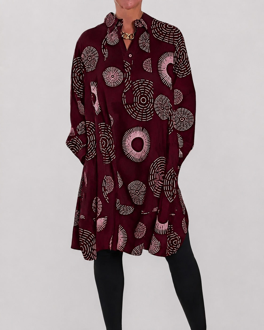 Lacie - Casual Dress with Collar