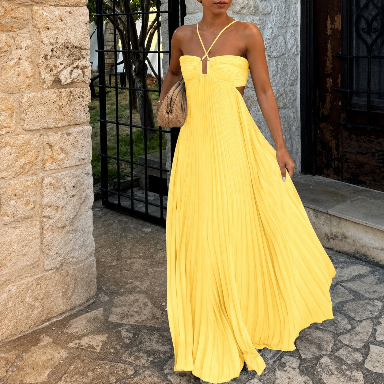 Inaya - Stylish Sling Maxi Dress