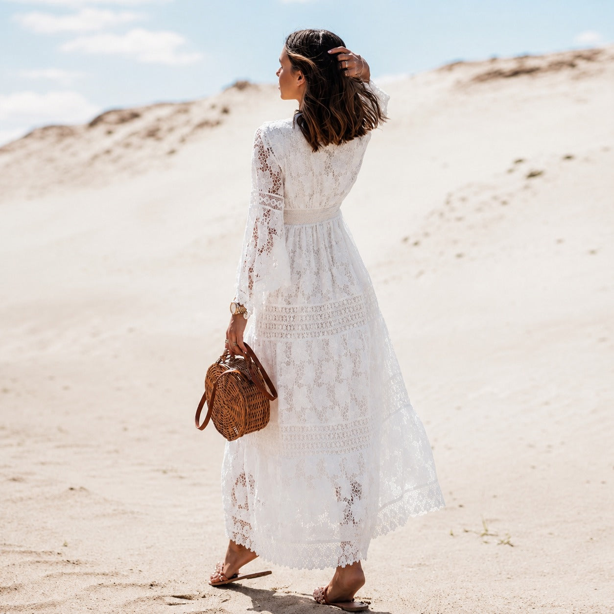 Betty - Fashionable Flowing Boho Maxi Dress